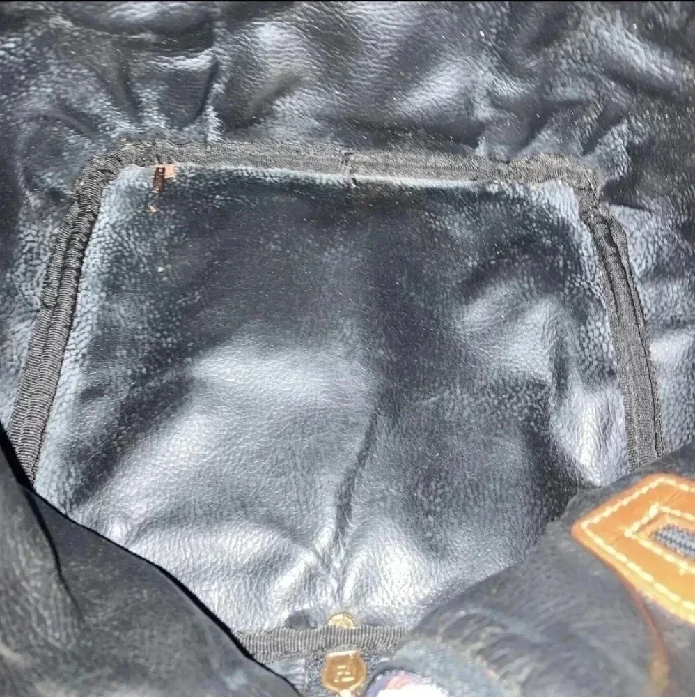 Vintage Fendi Brown Leather and PVC Boston Bag - Picture 9 of 16